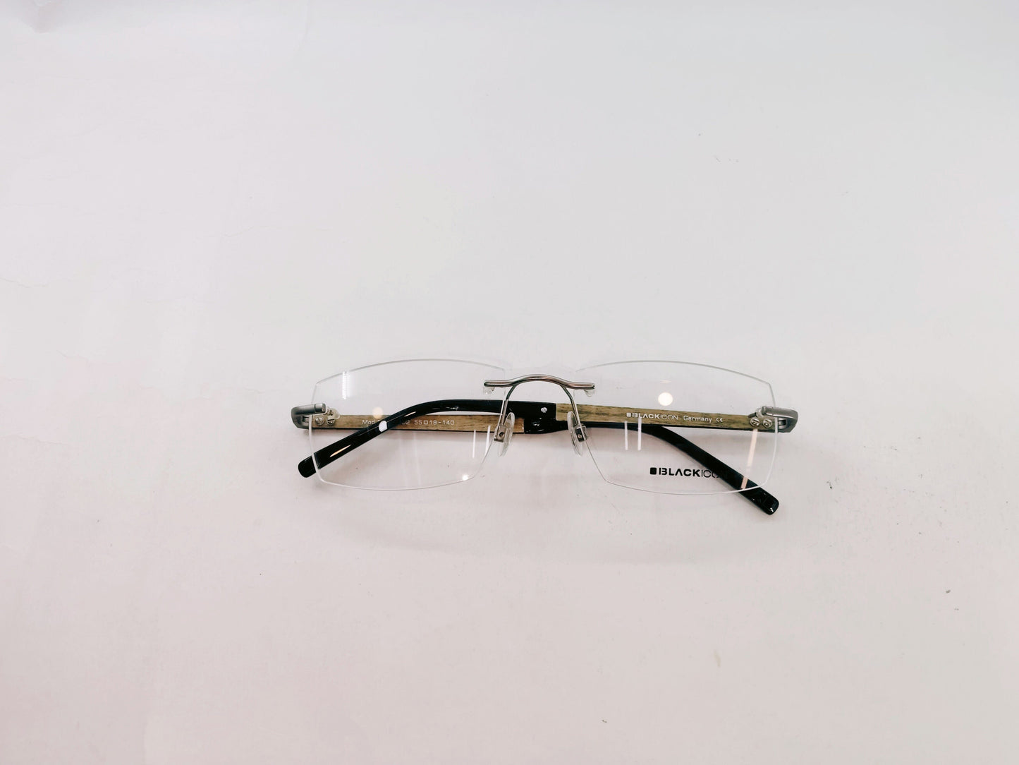iDom Eyeglasses Rimless Rectangle Specs For Men 360688
