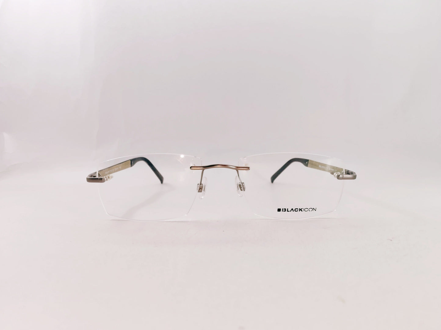iDom Eyeglasses Rimless Rectangle Specs For Men 360688