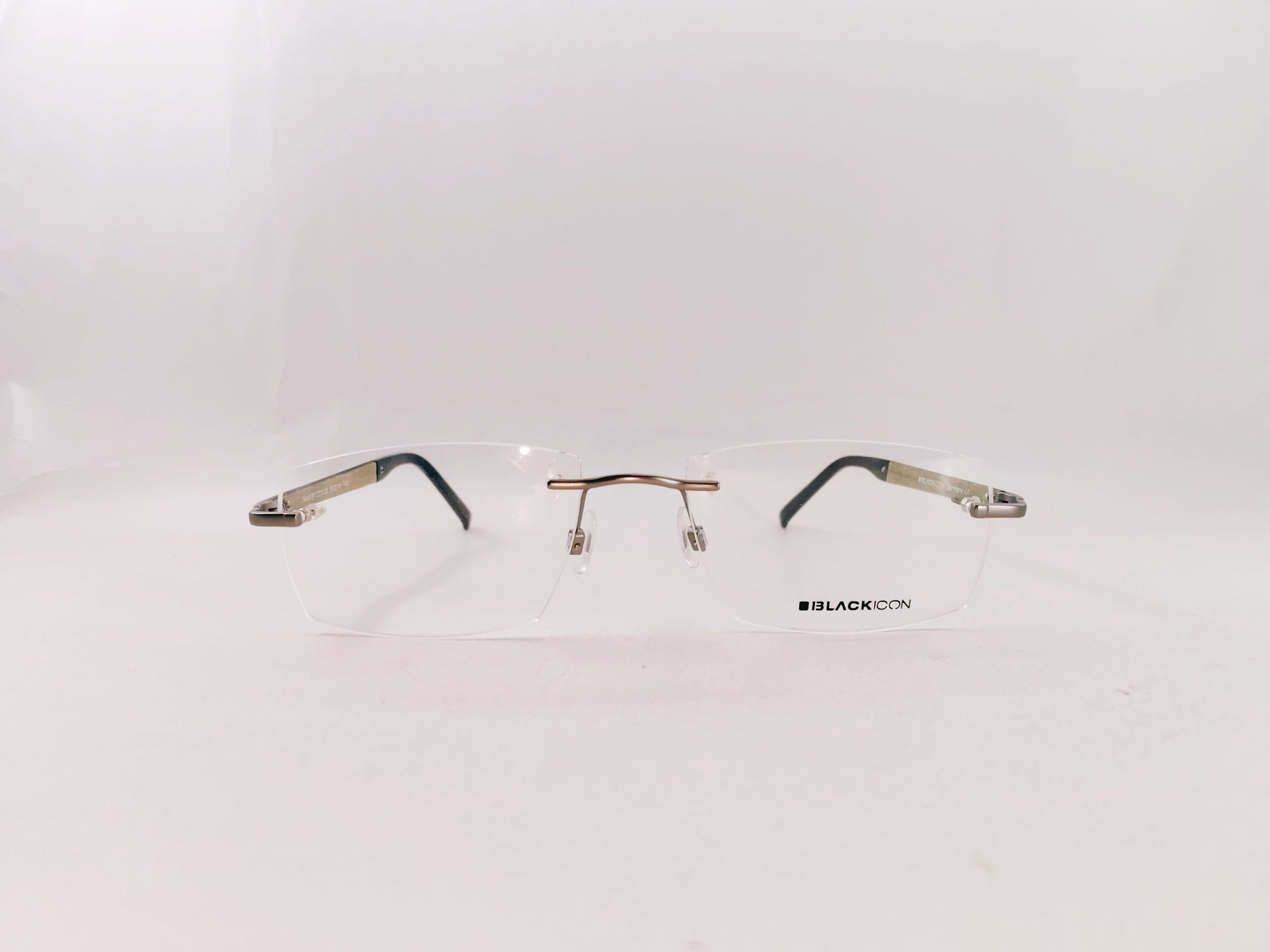 iDom Eyeglasses Rimless Rectangle Specs For Men 360688