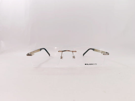 iDom Eyeglasses Rimless Rectangle Specs For Men 360688
