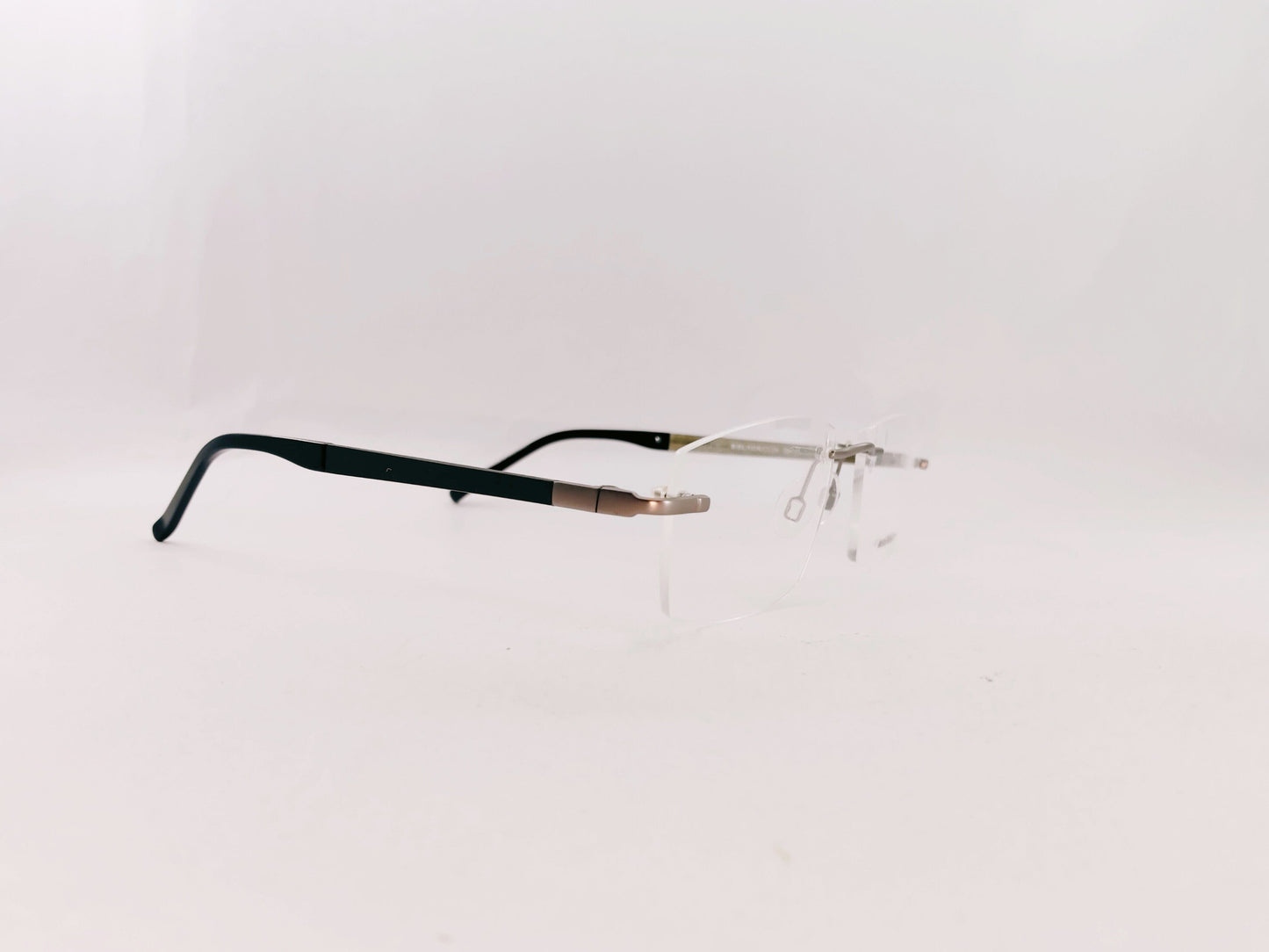 iDom Eyeglasses Rimless Rectangle Specs For Men 360688