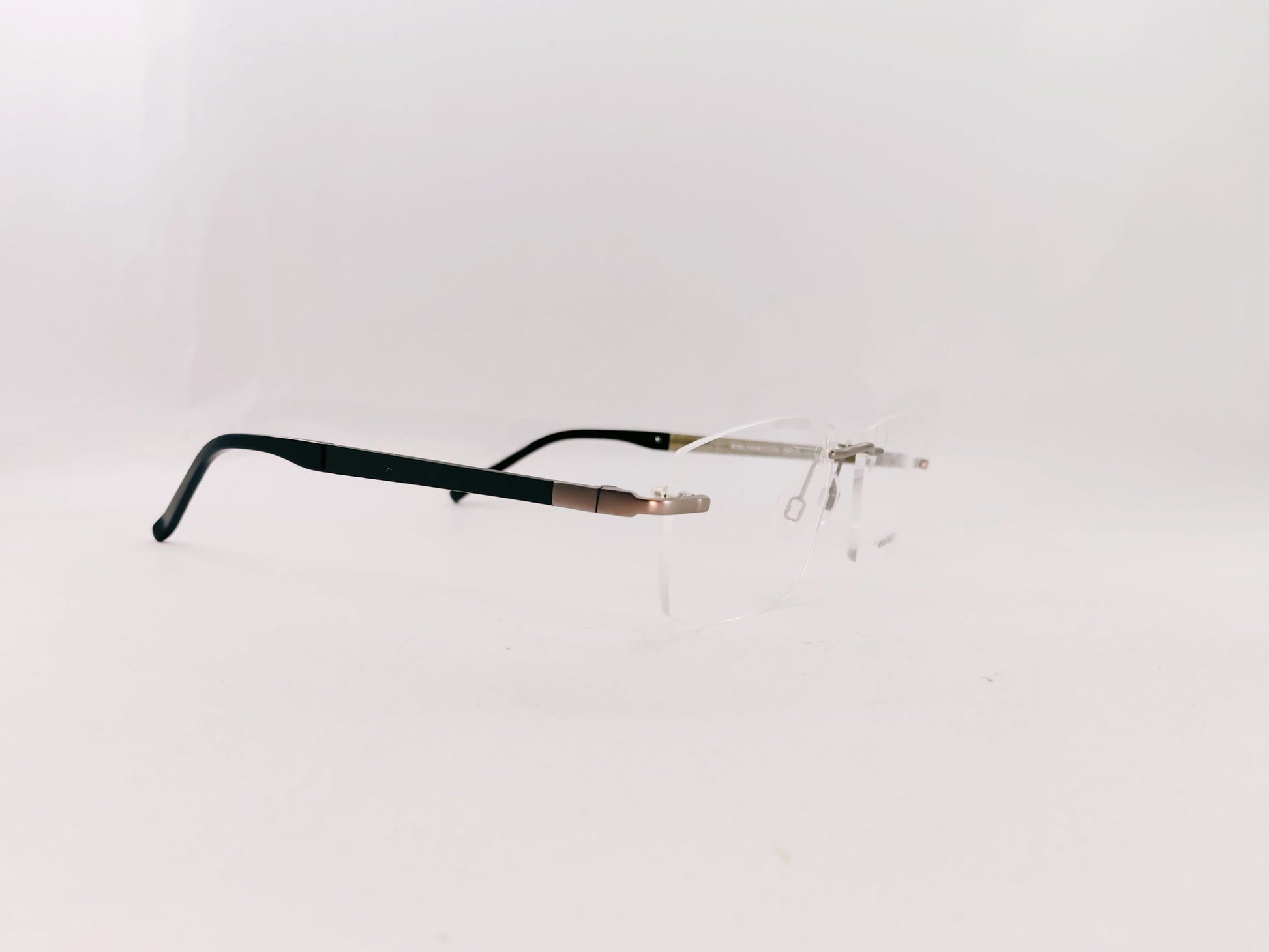 iDom Eyeglasses Rimless Rectangle Specs For Men 360688