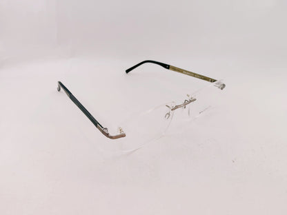iDom Eyeglasses Rimless Rectangle Specs For Men 360688