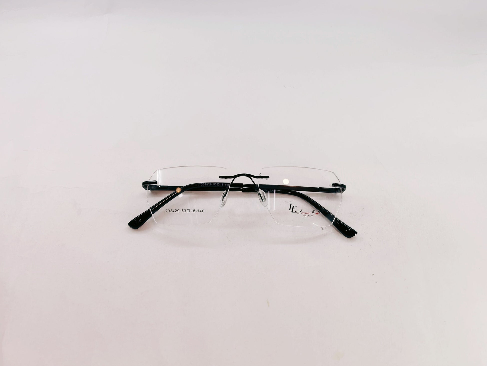 iDom Eyeglasses Rimless Rectangle Specs For Men 472178