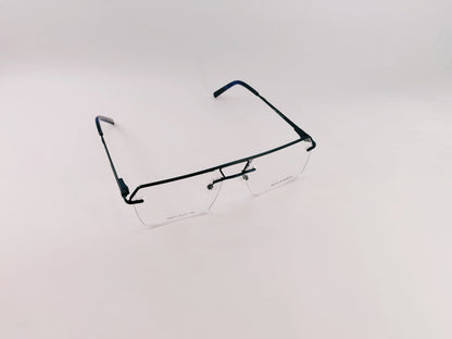 iDom Eyeglasses Rimless Rectangle Specs For Men 475481