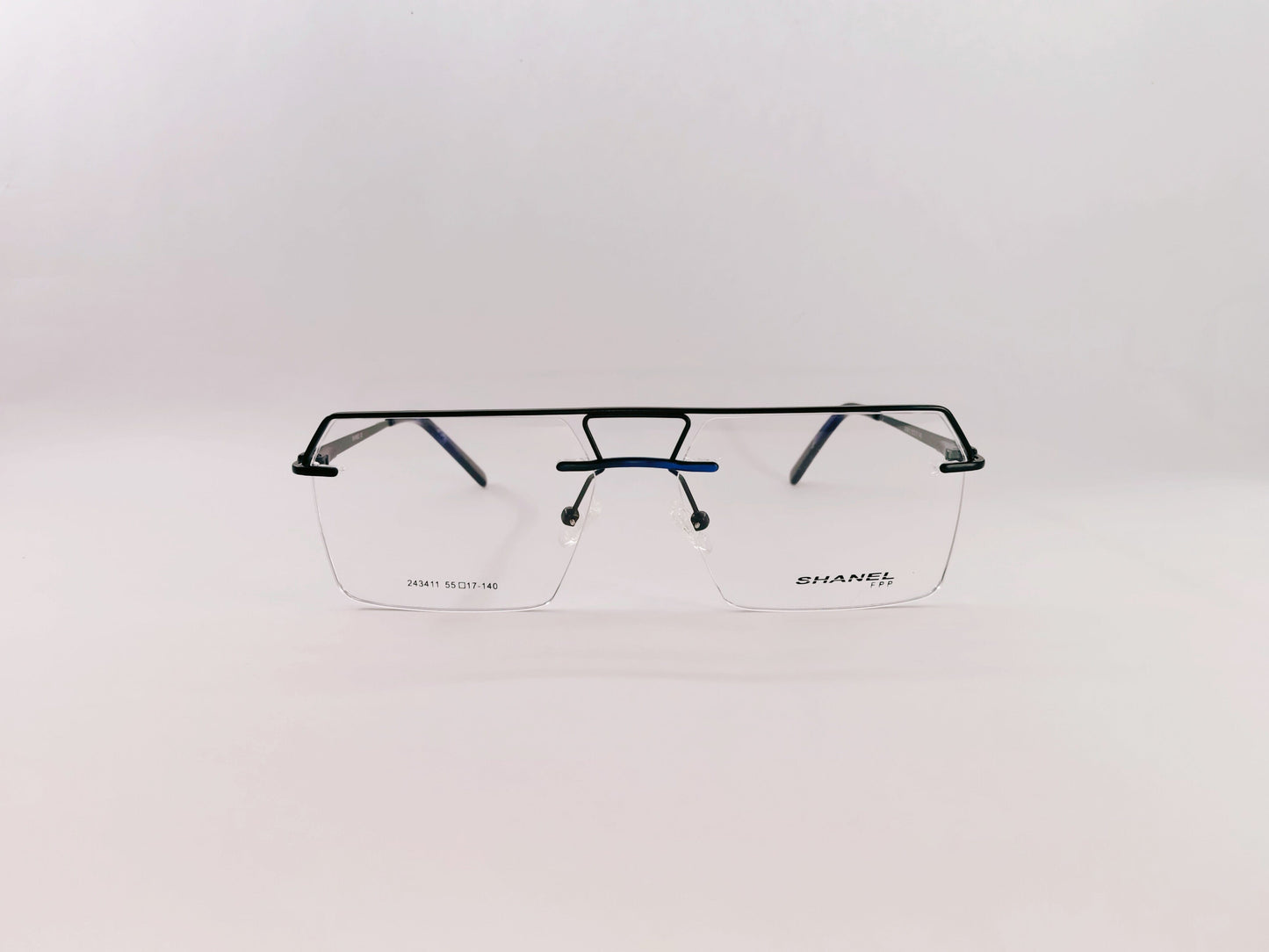 iDom Eyeglasses Rimless Rectangle Specs For Men 475481