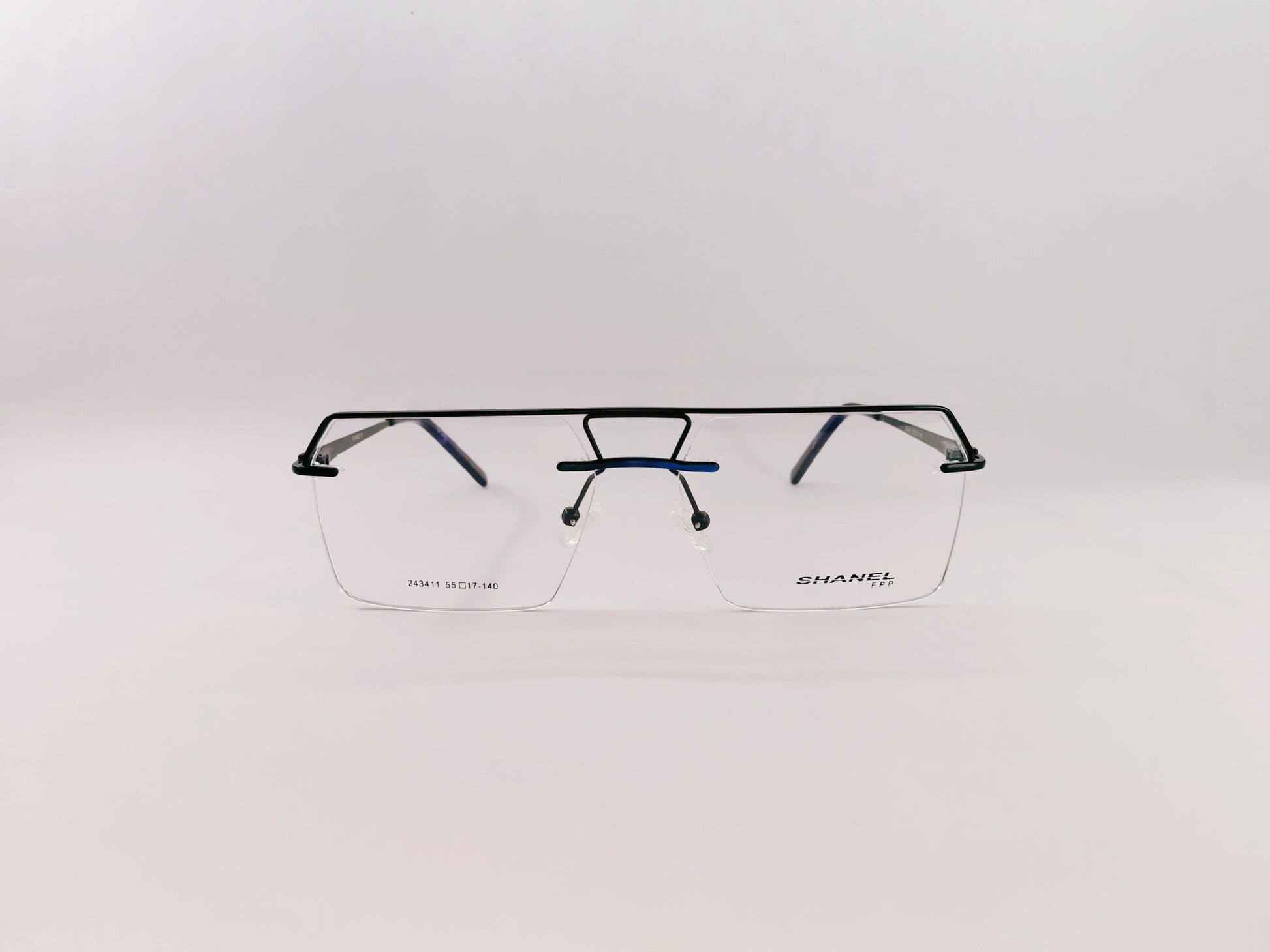 iDom Eyeglasses Rimless Rectangle Specs For Men 475481