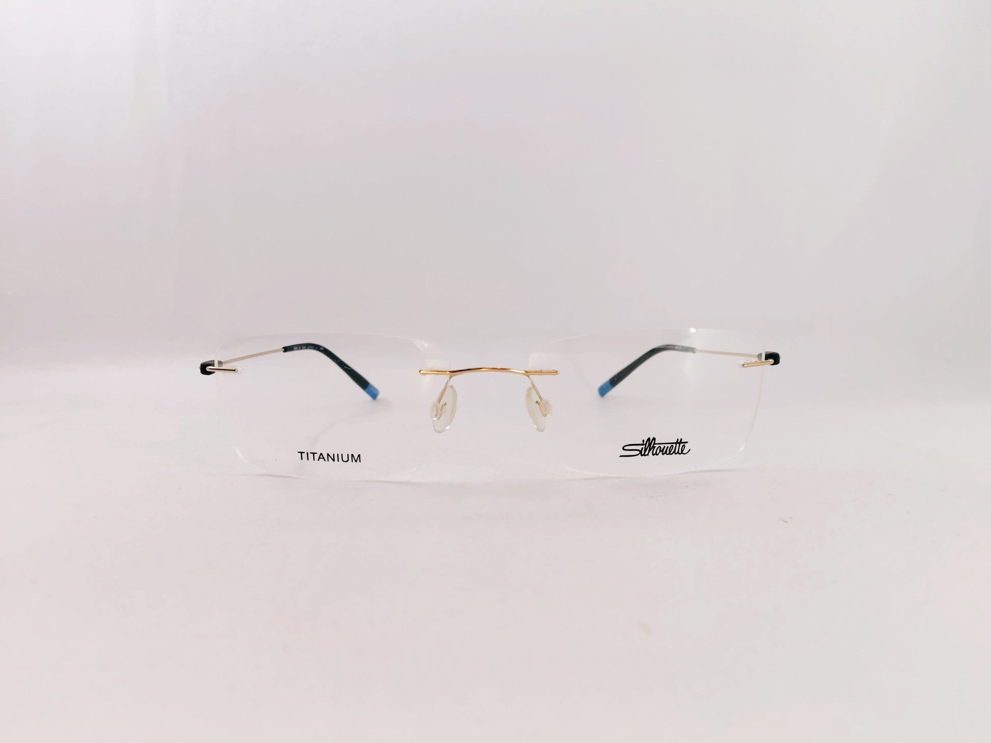 iDom Eyeglasses Rimless Rectangle Specs For Men 5500AV