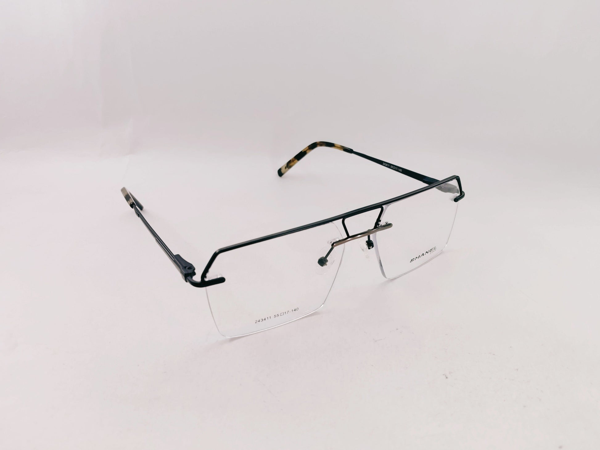 iDom Eyeglasses Rimless Rectangle Specs For Men 572653