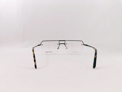 iDom Eyeglasses Rimless Rectangle Specs For Men 572653