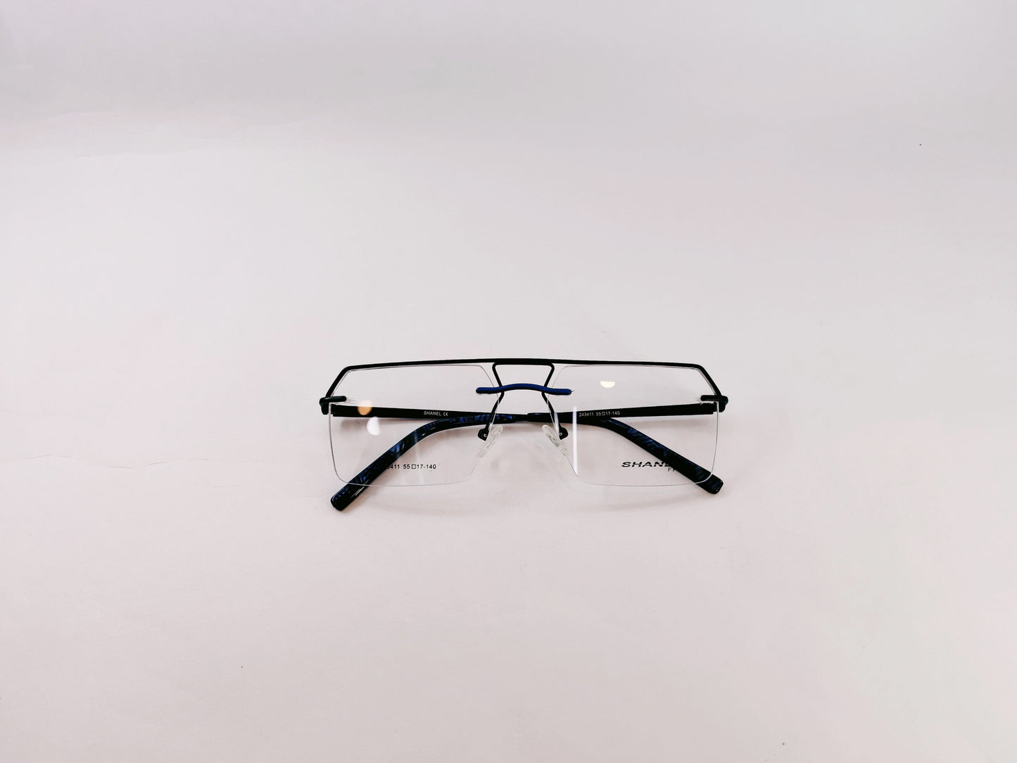 iDom Eyeglasses Rimless Rectangle Specs For Men 777566
