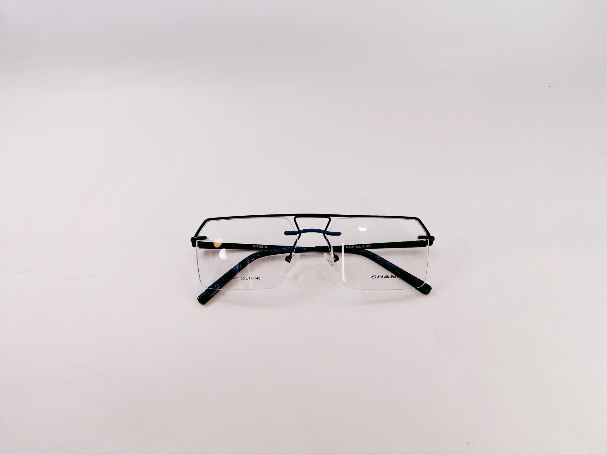 iDom Eyeglasses Rimless Rectangle Specs For Men 777566