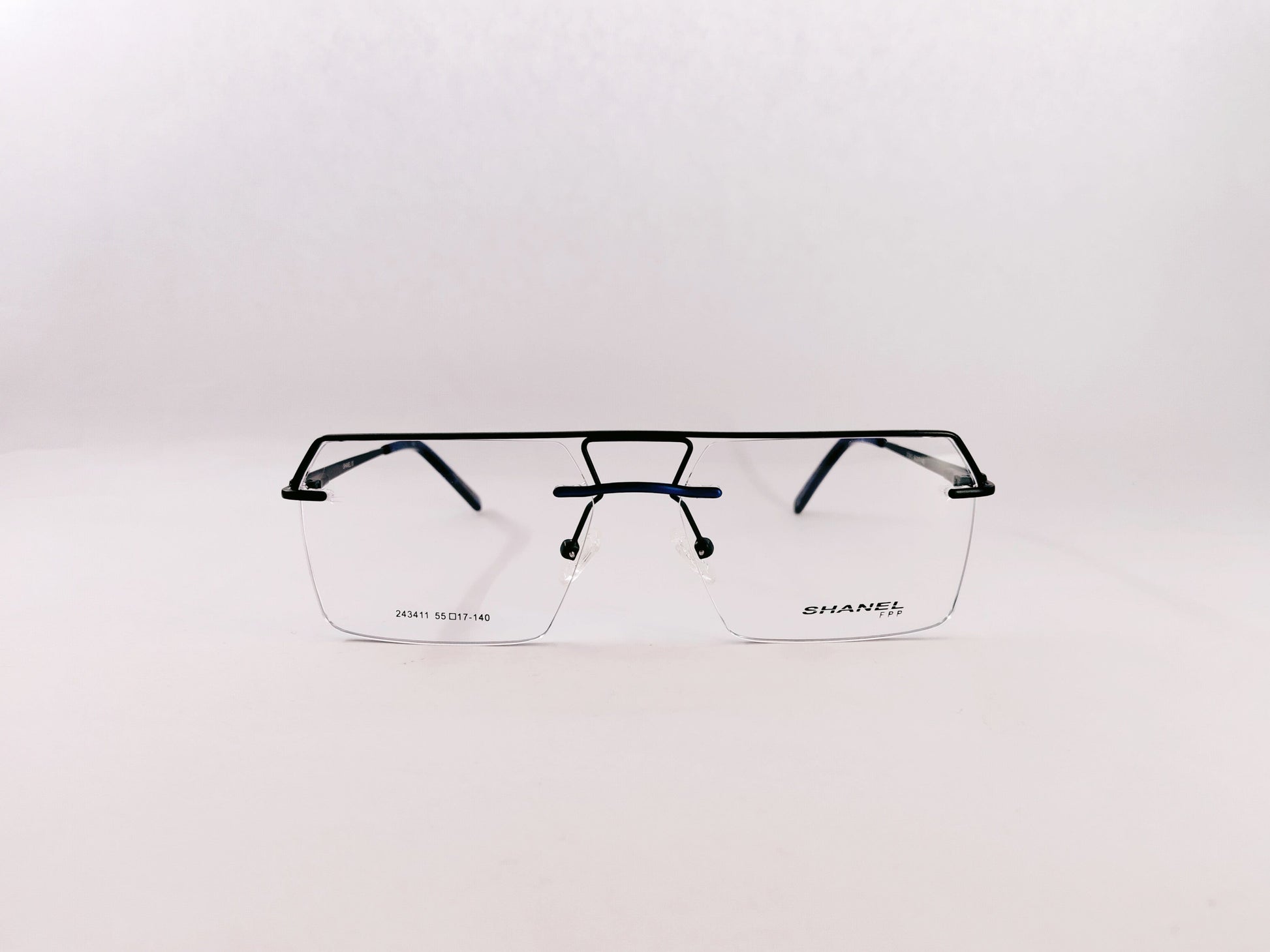iDom Eyeglasses Rimless Rectangle Specs For Men 777566