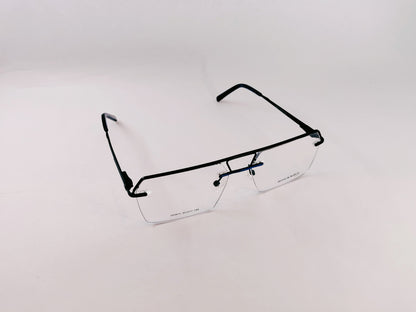 iDom Eyeglasses Rimless Rectangle Specs For Men 777566