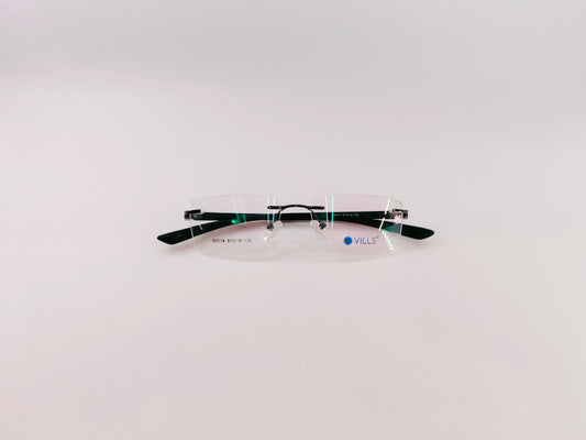 iDom Eyeglasses Rimless Rectangle Specs For Men 88014