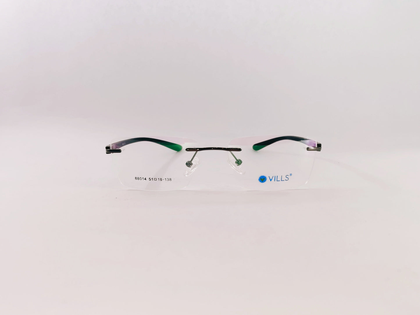 iDom Eyeglasses Rimless Rectangle Specs For Men 88014