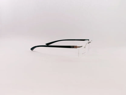 iDom Eyeglasses Rimless Rectangle Specs For Men 88014