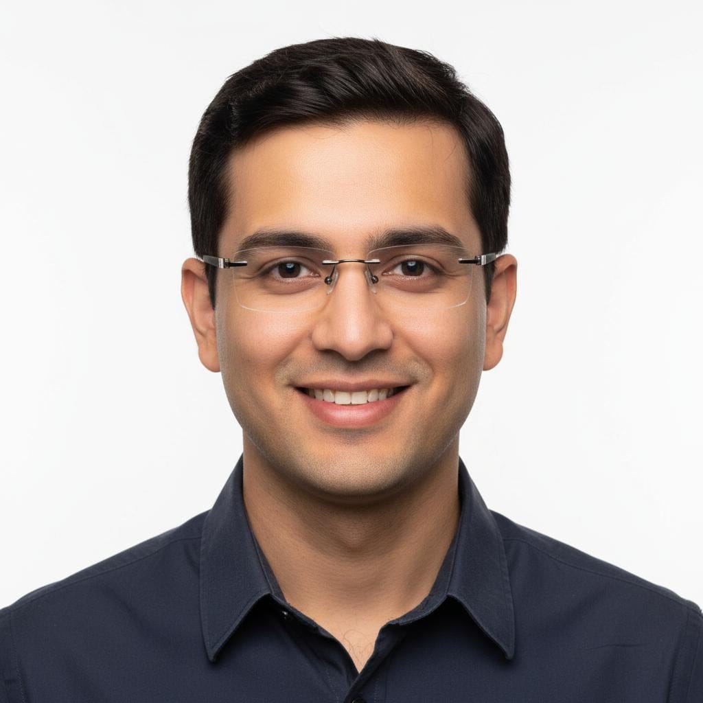 iDom Eyeglasses Rimless Rectangle Specs For Men 88014