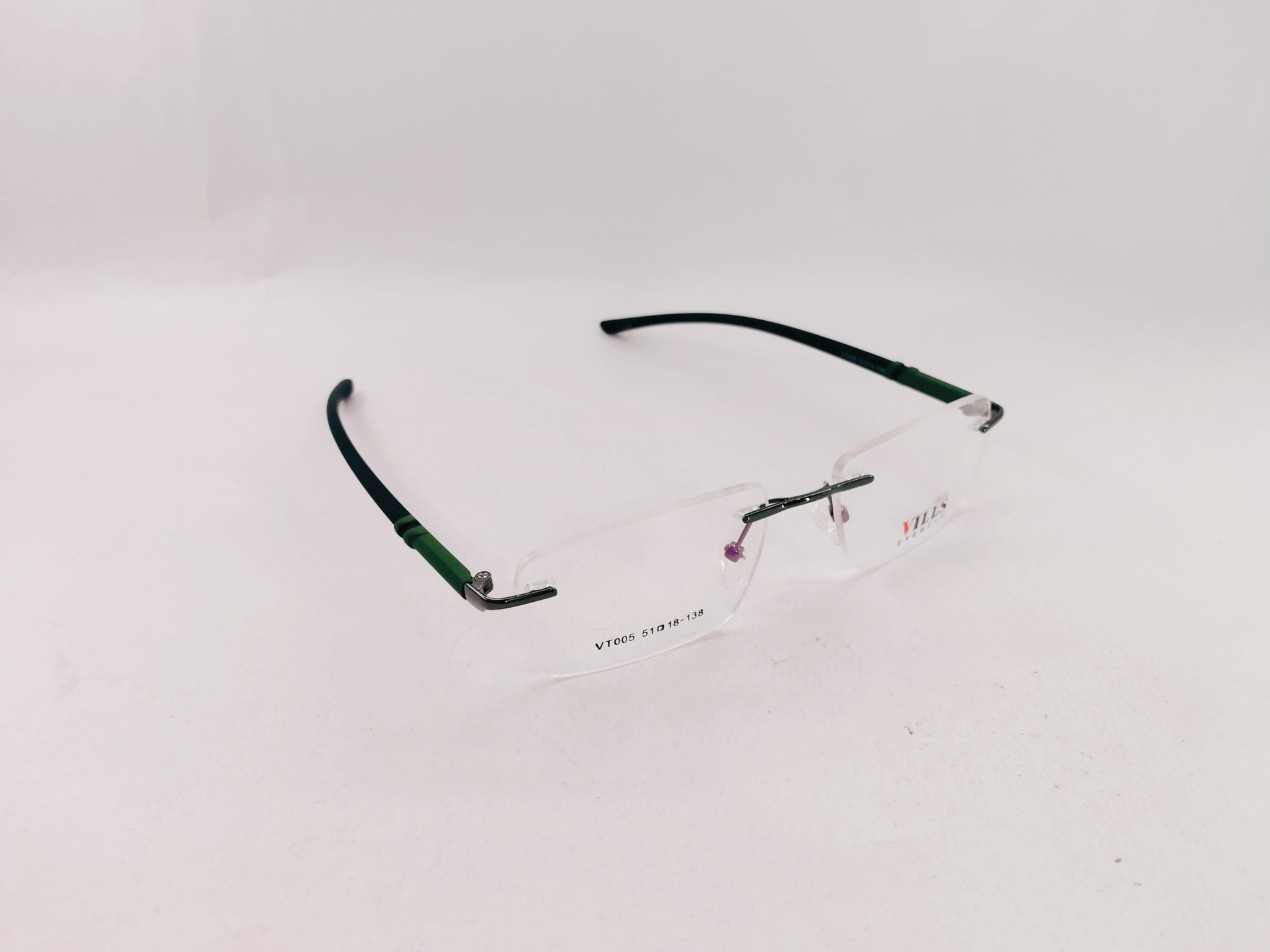 iDom Eyeglasses Rimless Rectangle Specs For Men 940558