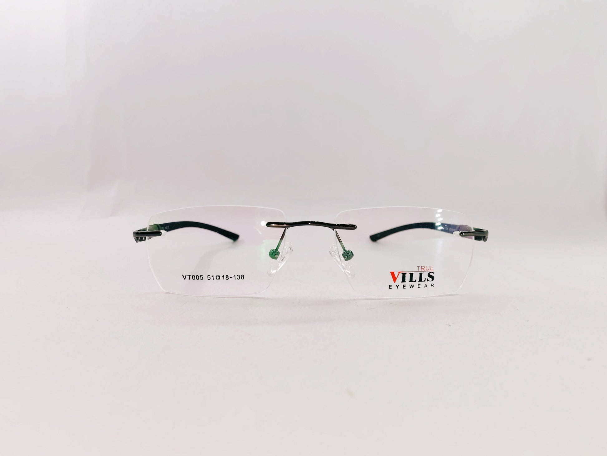iDom Eyeglasses Rimless Rectangle Specs For Men 940558