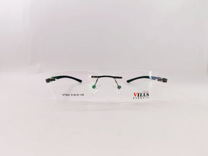 iDom Eyeglasses Rimless Rectangle Specs For Men 940558