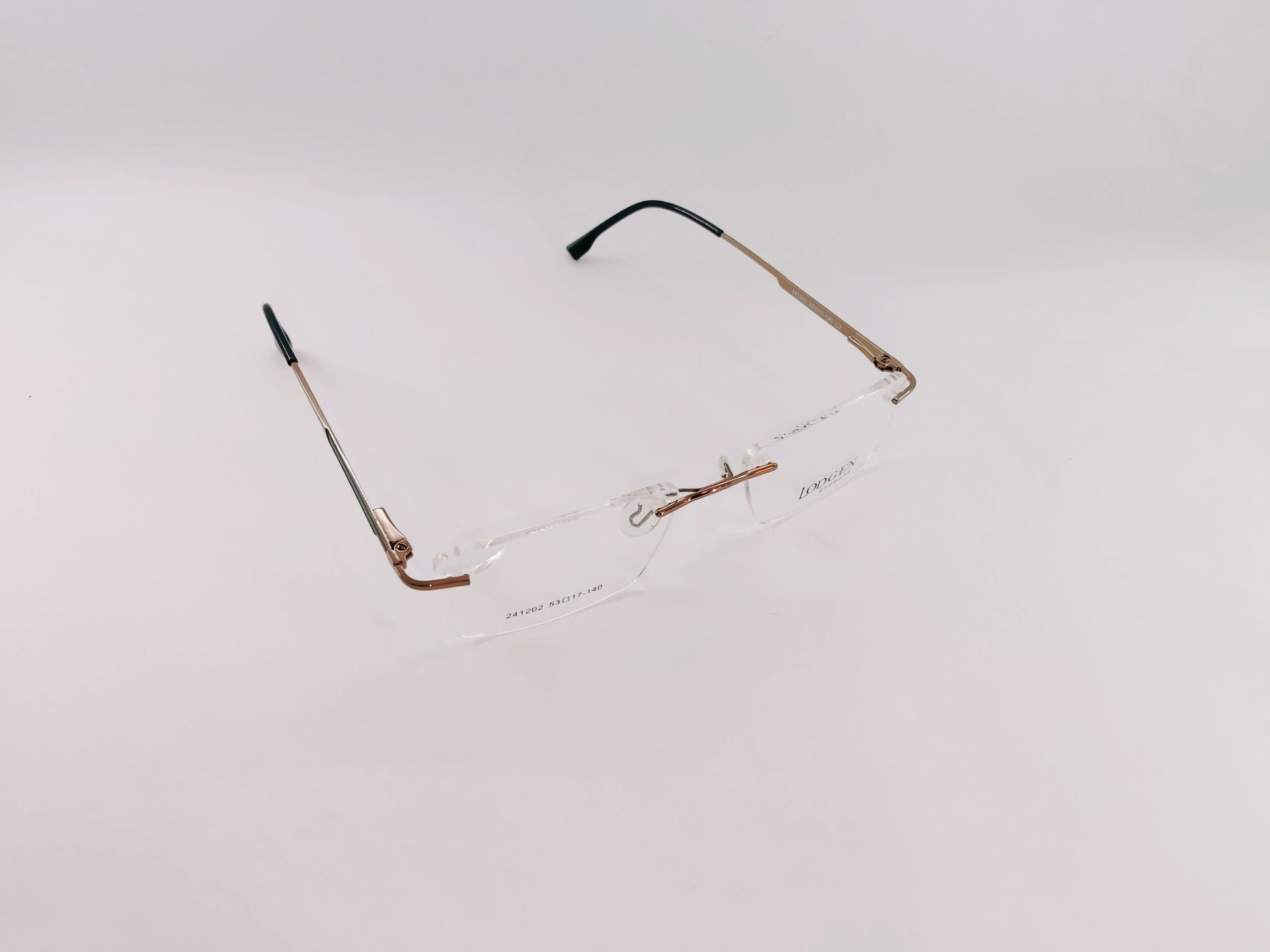 iDom Eyeglasses Rimless Rectangle Specs For Men & Women 122758