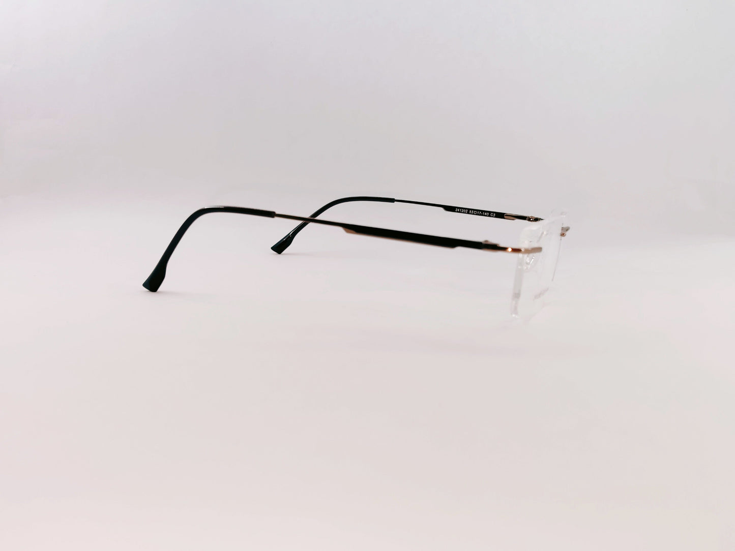 iDom Eyeglasses Rimless Rectangle Specs For Men & Women 122758