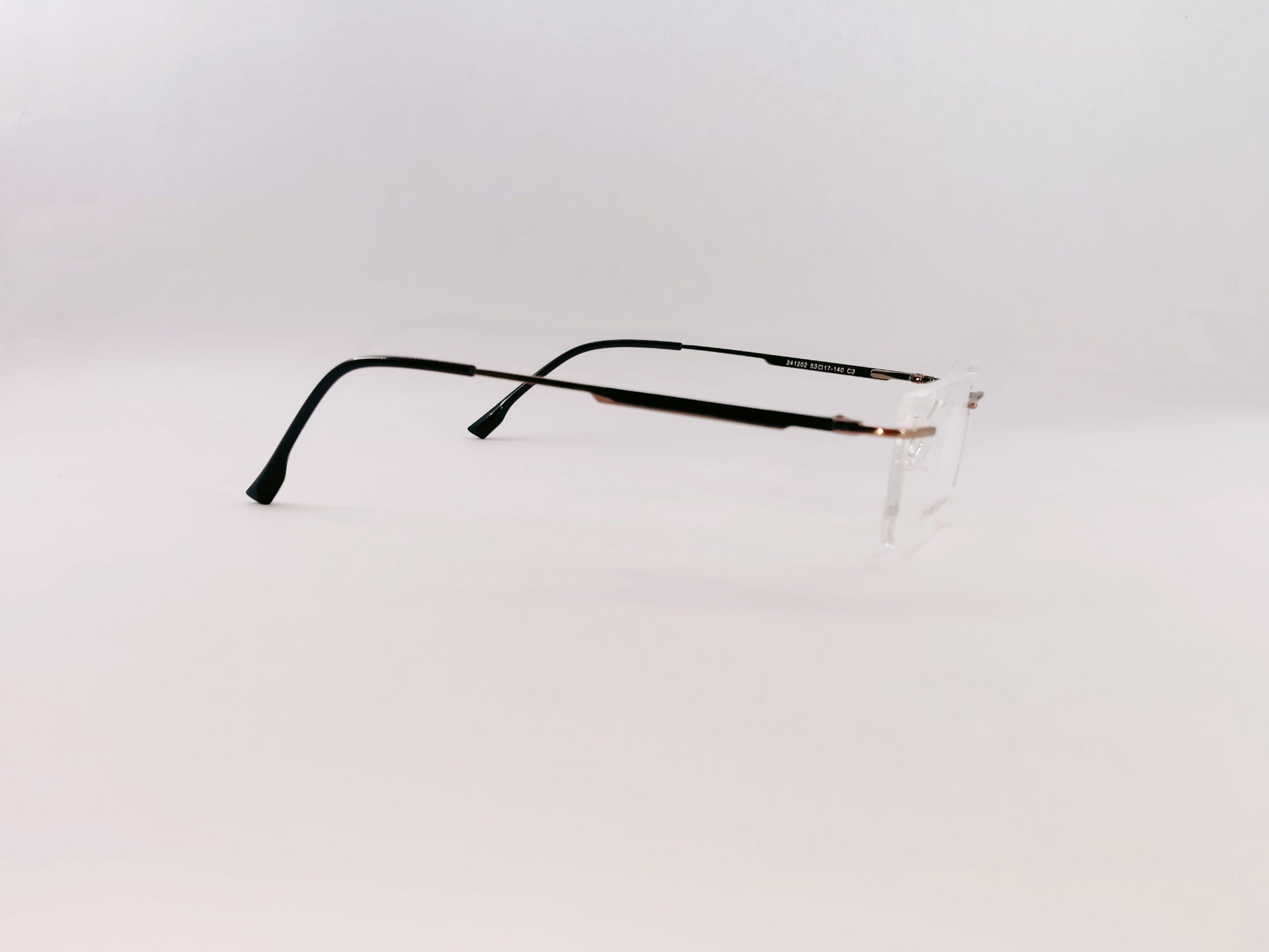 iDom Eyeglasses Rimless Rectangle Specs For Men & Women 122758