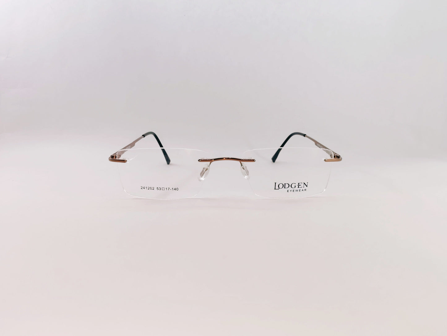 iDom Eyeglasses Rimless Rectangle Specs For Men & Women 122758