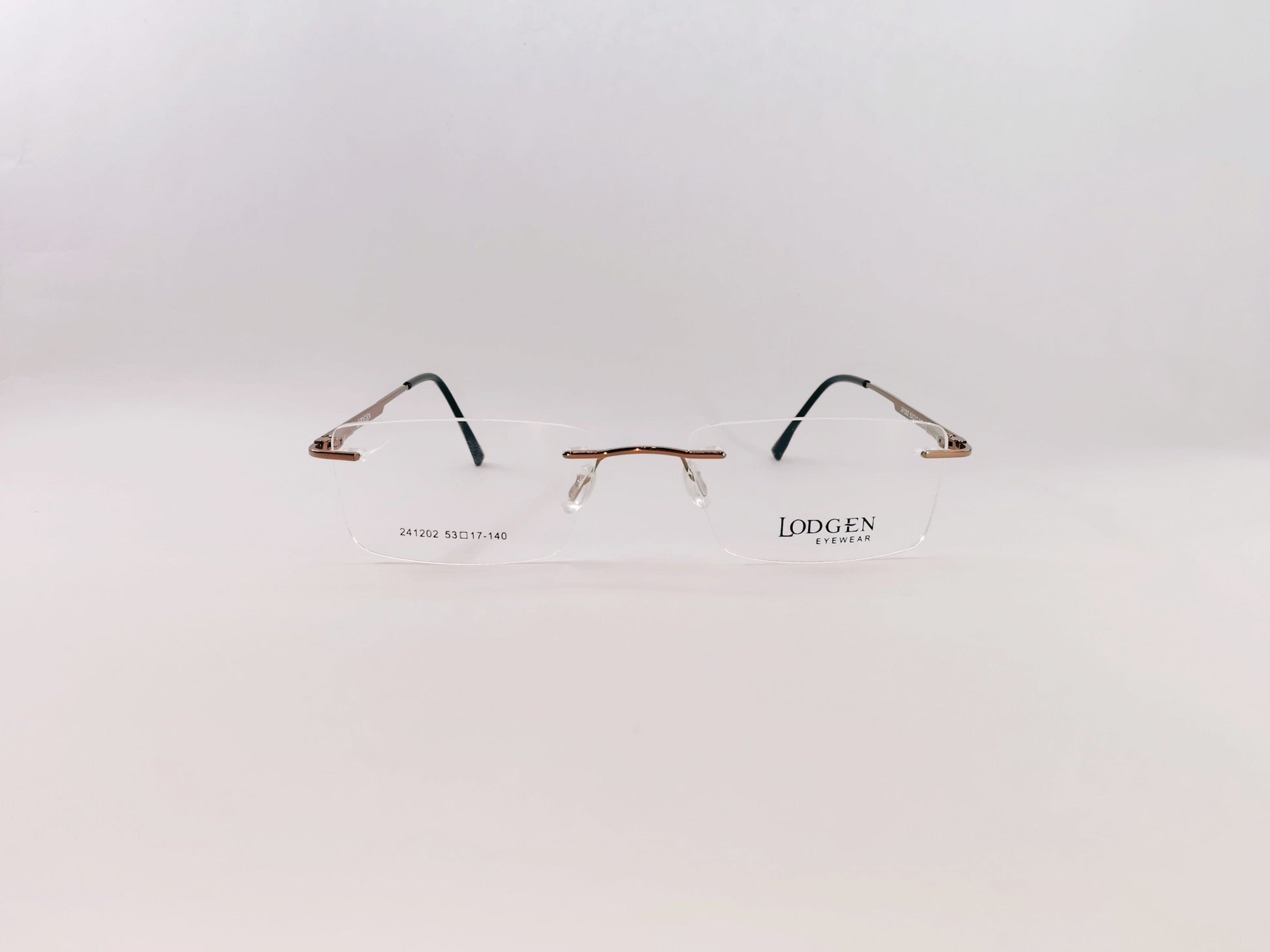 iDom Eyeglasses Rimless Rectangle Specs For Men & Women 122758