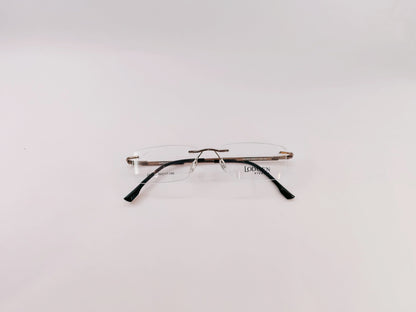 iDom Eyeglasses Rimless Rectangle Specs For Men & Women 122758