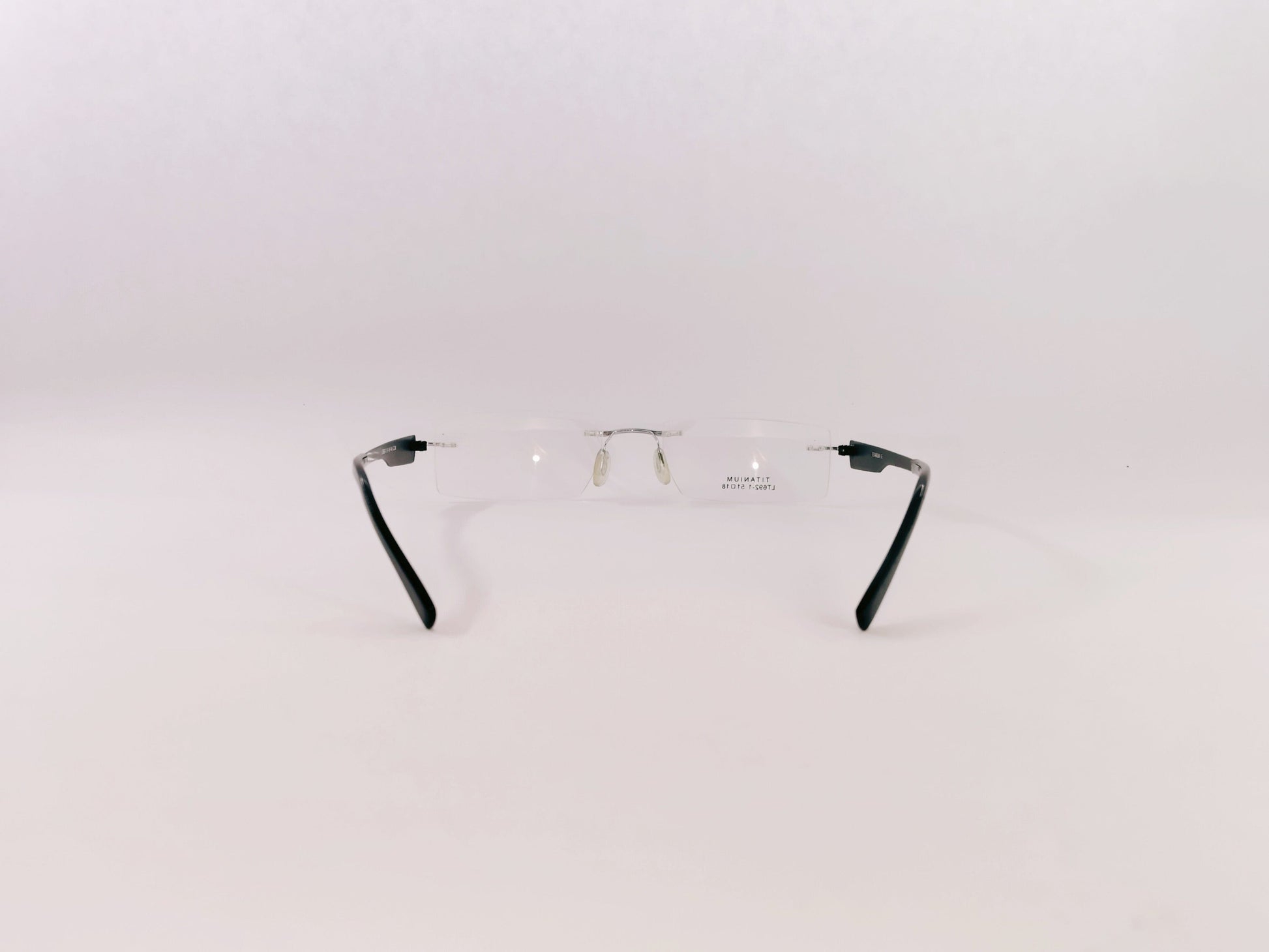 iDom Eyeglasses Rimless Rectangle Specs For Men & Women 159138