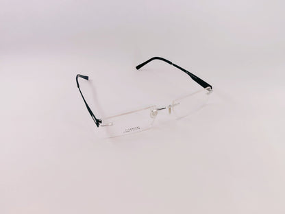 iDom Eyeglasses Rimless Rectangle Specs For Men & Women 159138