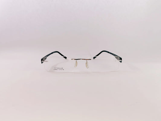 iDom Eyeglasses Rimless Rectangle Specs For Men & Women 159138
