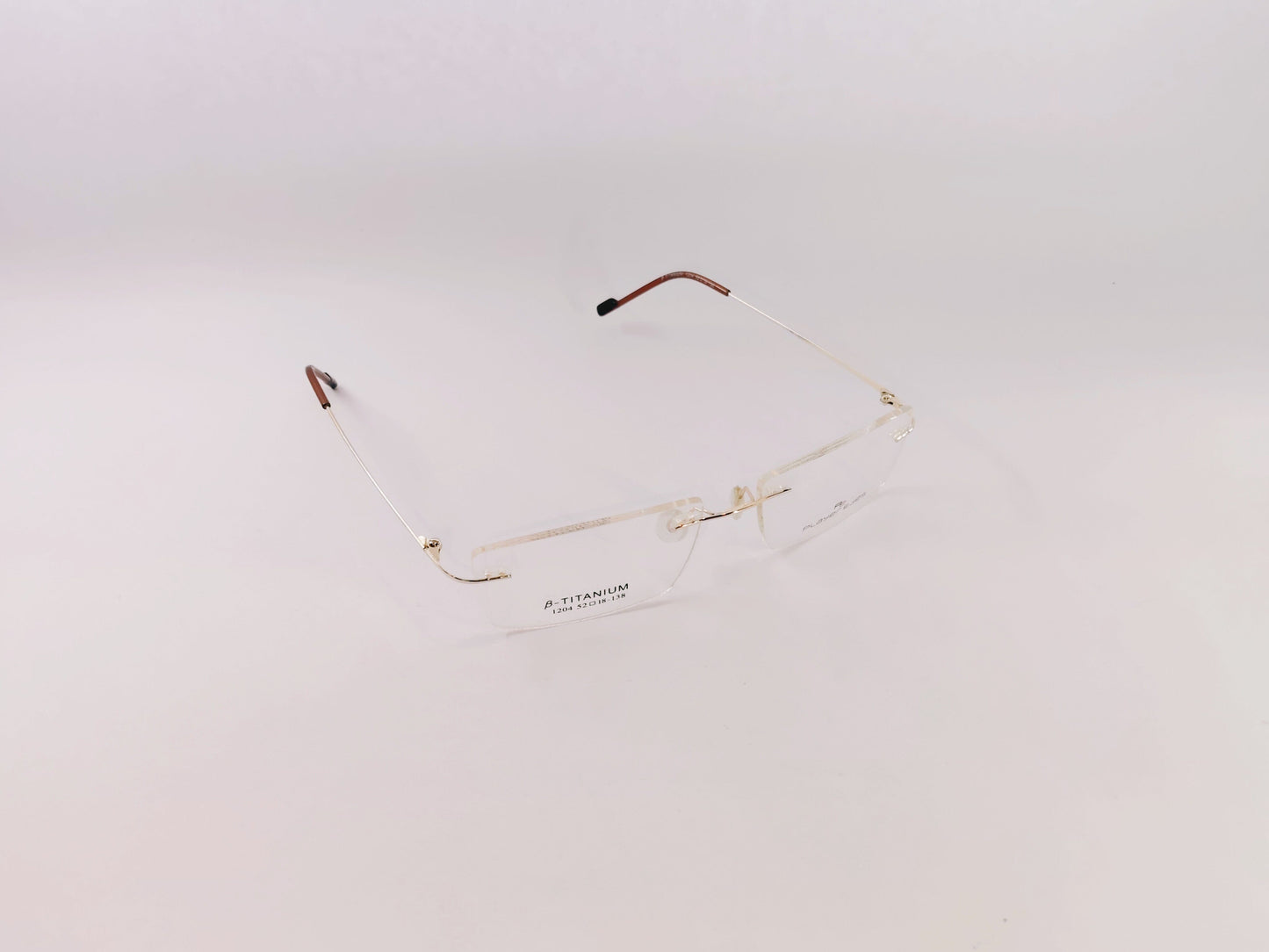 iDom Eyeglasses Rimless Rectangle Specs For Men & Women 179473