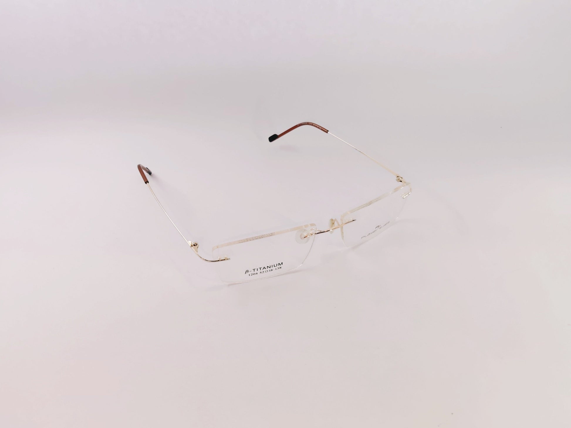 iDom Eyeglasses Rimless Rectangle Specs For Men & Women 179473