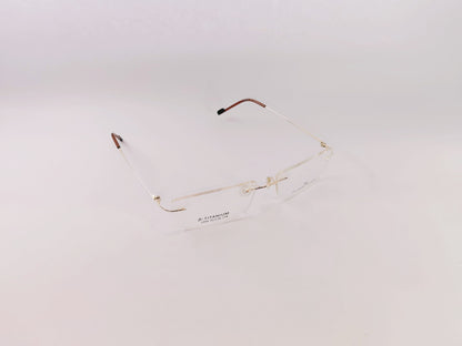 iDom Eyeglasses Rimless Rectangle Specs For Men & Women 179473