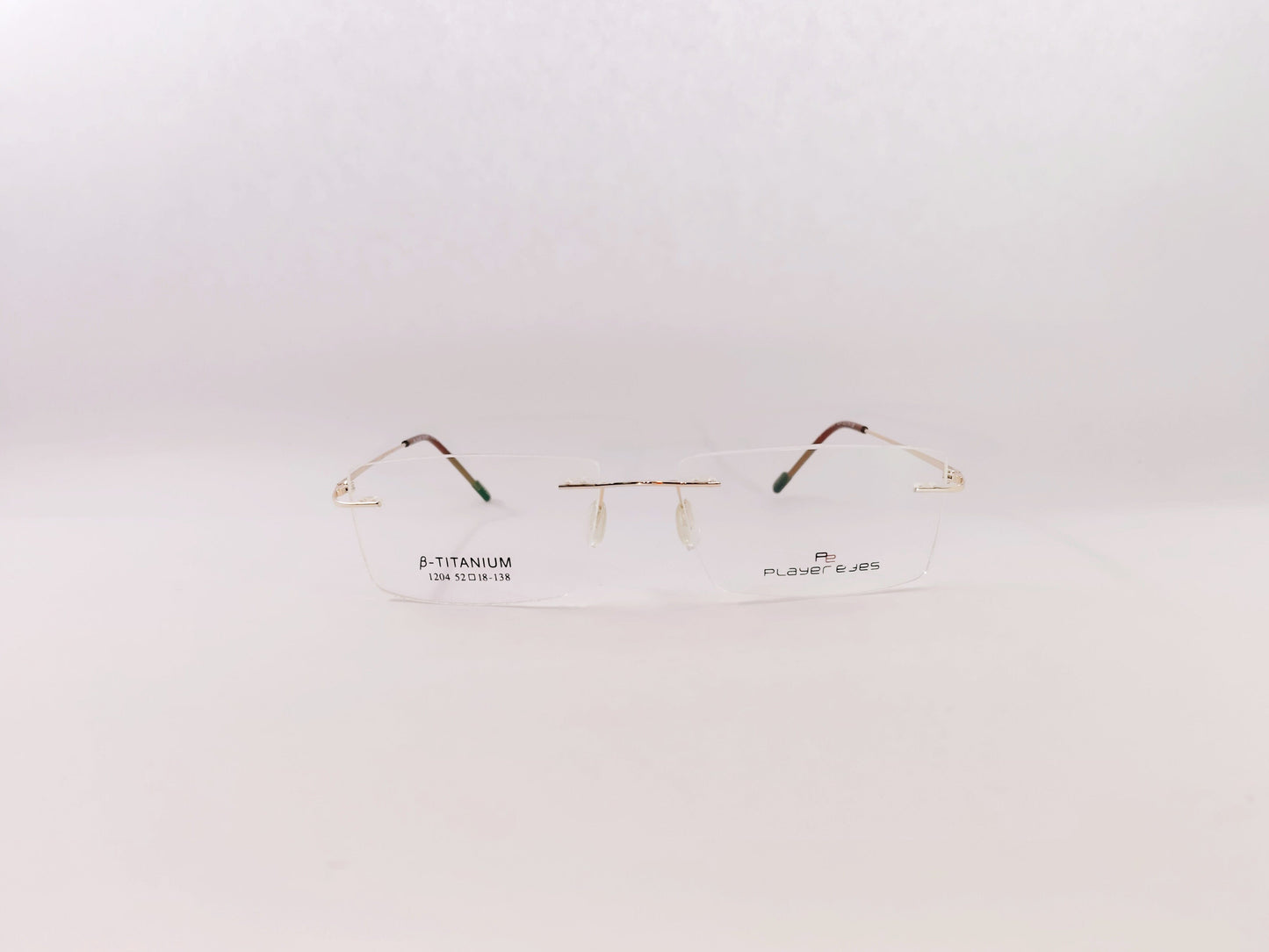 iDom Eyeglasses Rimless Rectangle Specs For Men & Women 179473