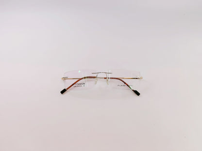 iDom Eyeglasses Rimless Rectangle Specs For Men & Women 179473