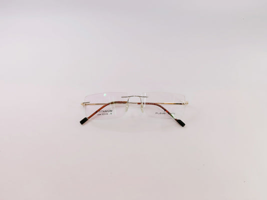 iDom Eyeglasses Rimless Rectangle Specs For Men & Women 179473