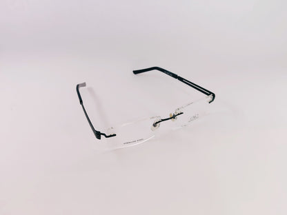 iDom Eyeglasses Rimless Rectangle Specs For Men & Women 205252