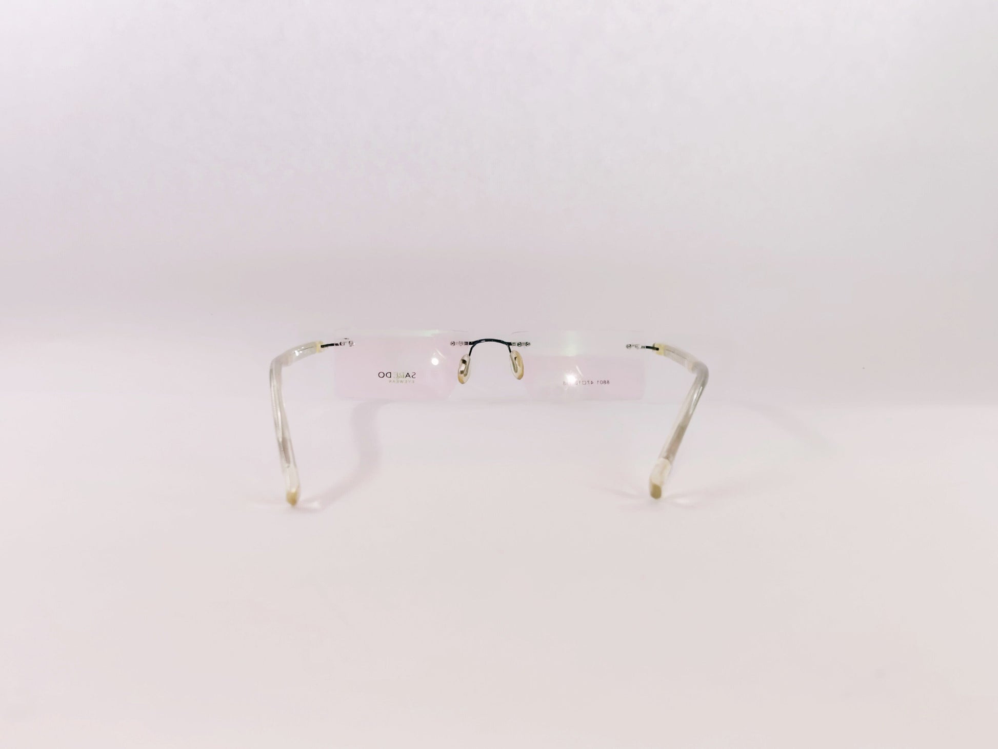 iDom Eyeglasses Rimless Rectangle Specs For Men & Women 252597