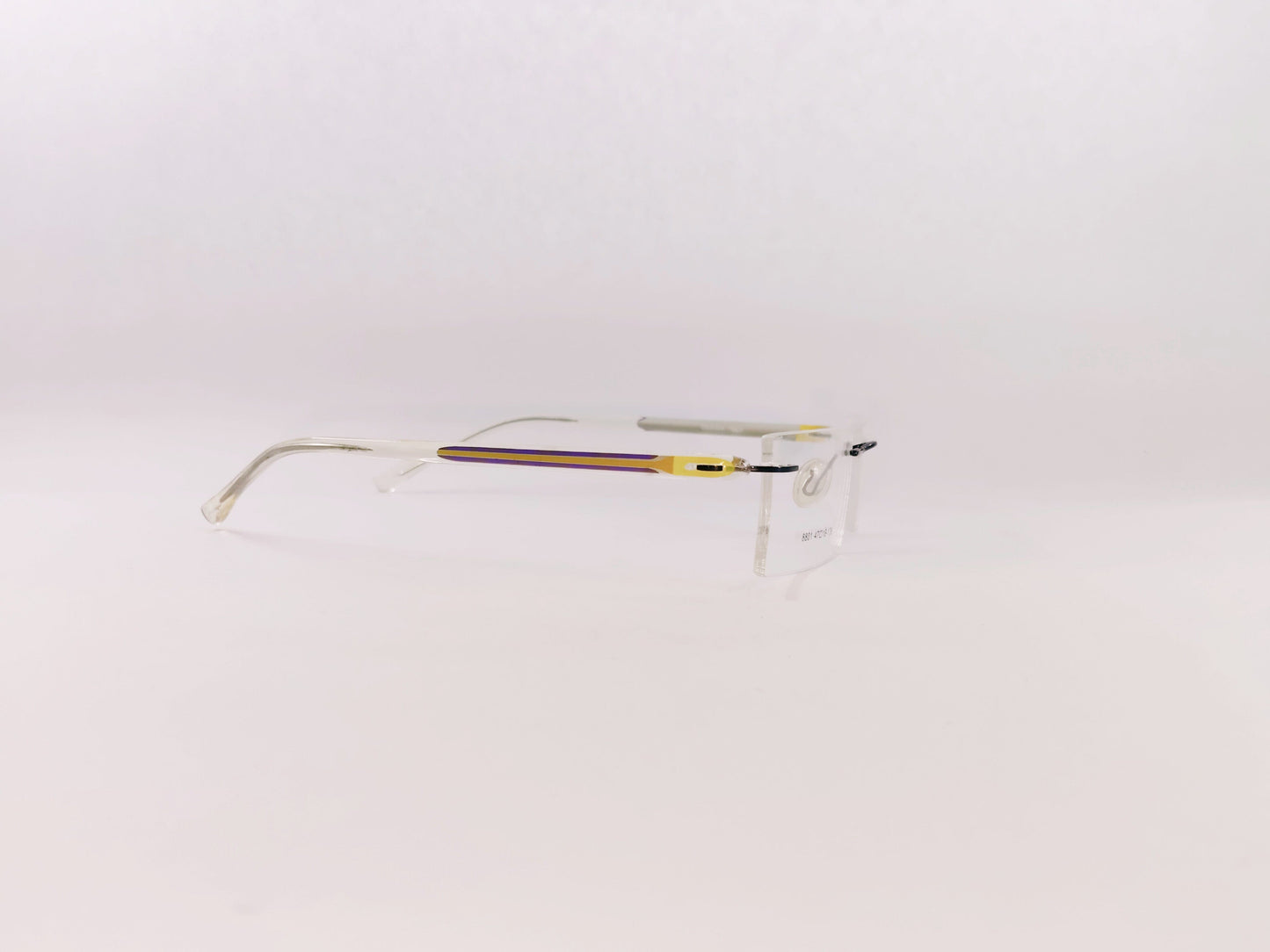 iDom Eyeglasses Rimless Rectangle Specs For Men & Women 252597