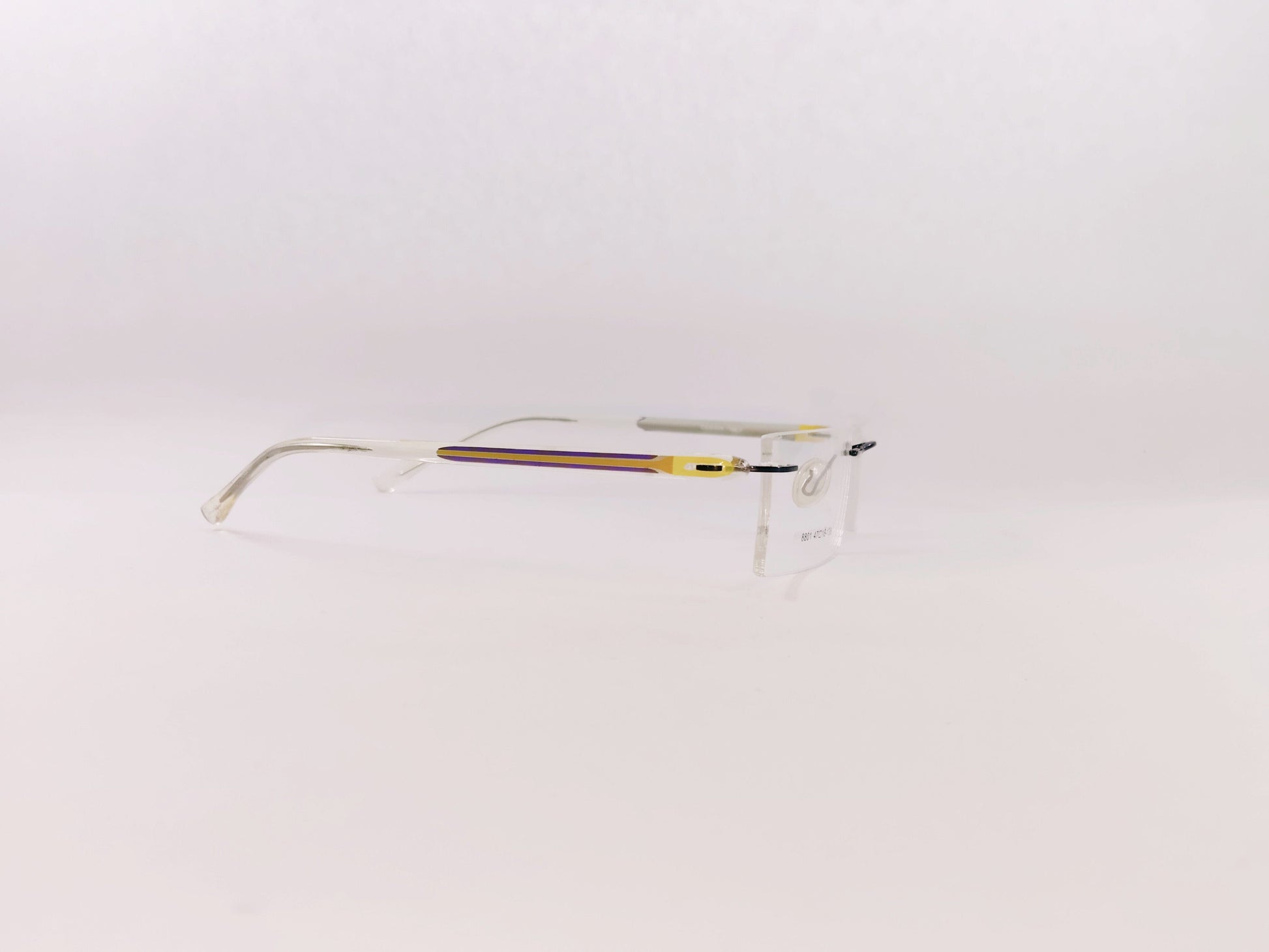 iDom Eyeglasses Rimless Rectangle Specs For Men & Women 252597