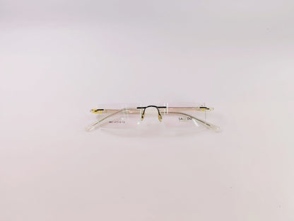 iDom Eyeglasses Rimless Rectangle Specs For Men & Women 252597
