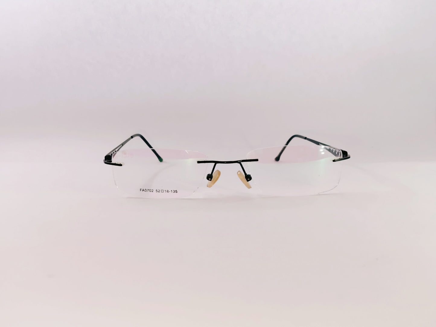 iDom Eyeglasses Rimless Rectangle Specs For Men & Women 271009