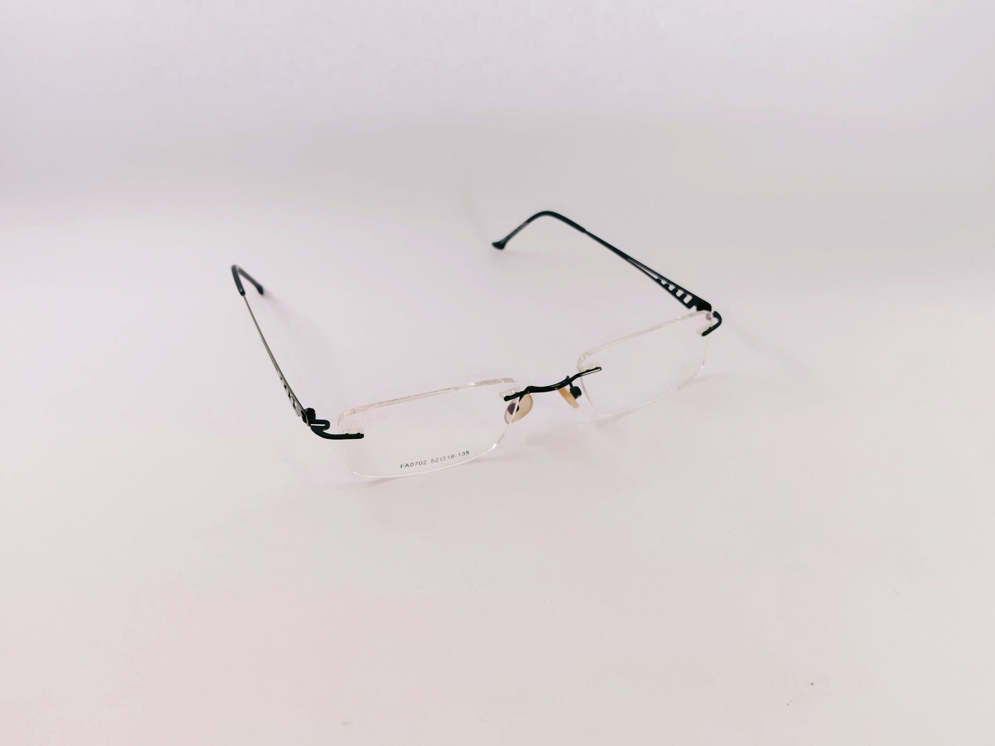 iDom Eyeglasses Rimless Rectangle Specs For Men & Women 271009
