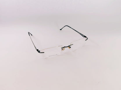 iDom Eyeglasses Rimless Rectangle Specs For Men & Women 271009