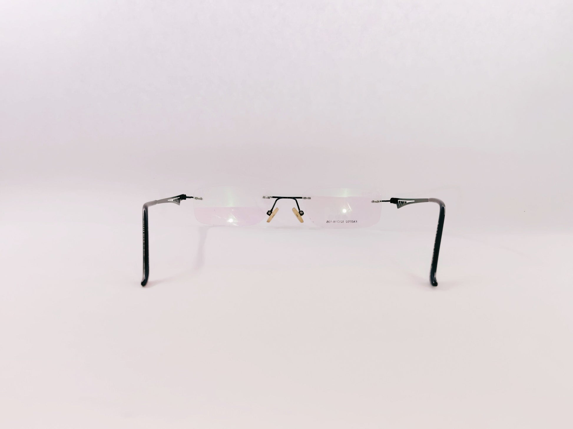 iDom Eyeglasses Rimless Rectangle Specs For Men & Women 271009