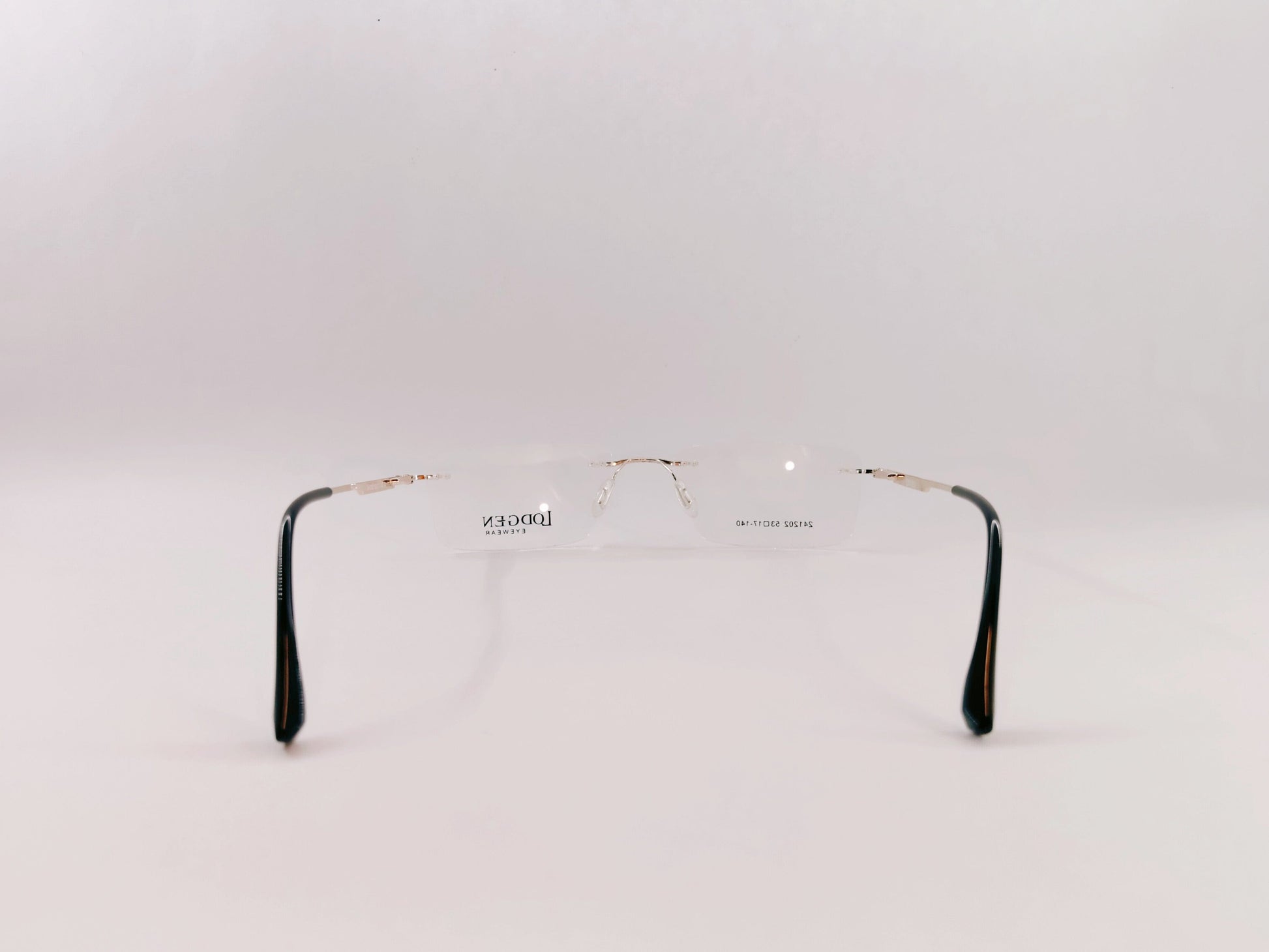 iDom Eyeglasses Rimless Rectangle Specs For Men & Women 286973